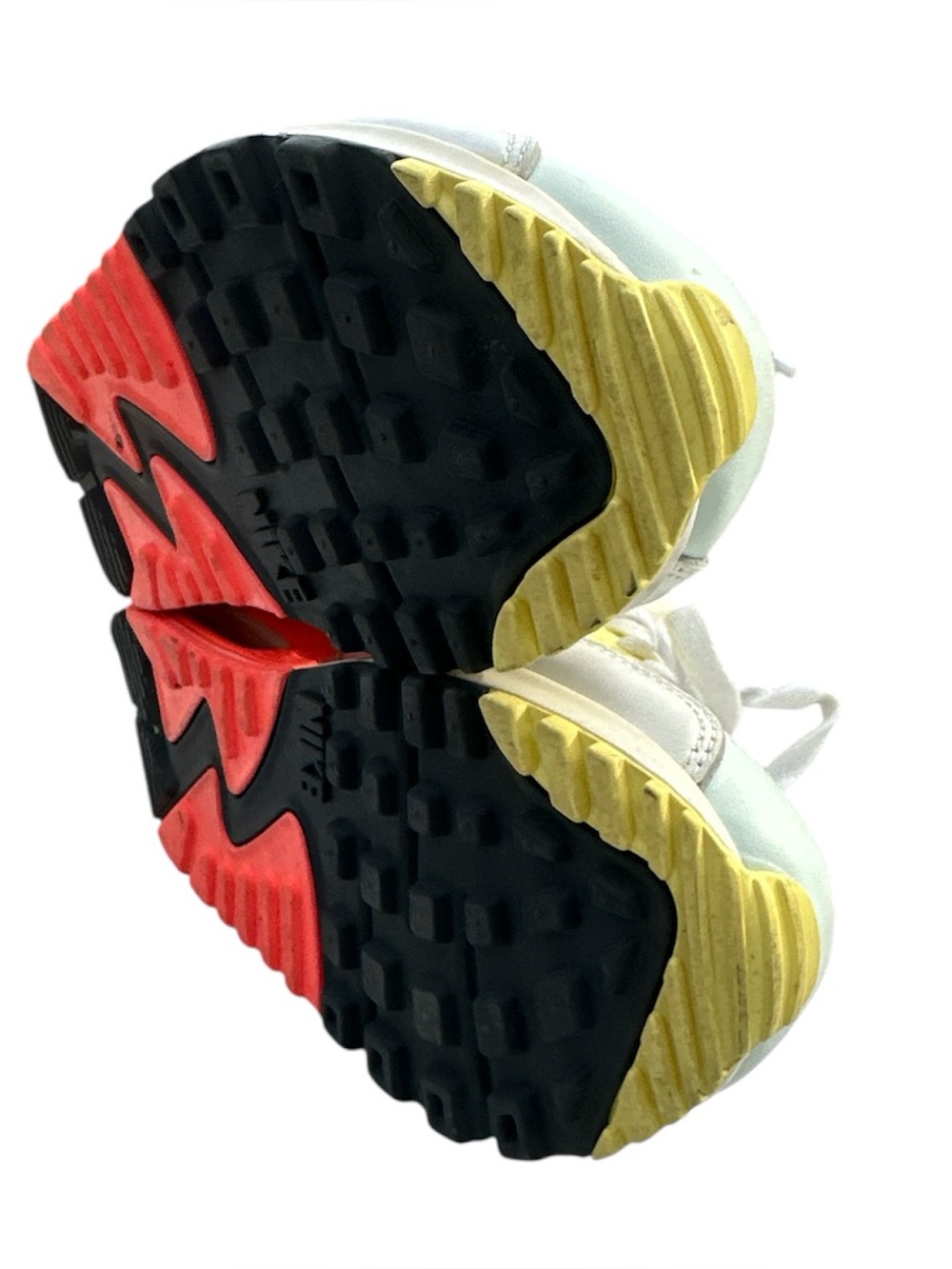 Nike Women Air Max 90 Summit White Bright Mango Sneakers Sz 9 Streetwear Casual - Picture 9 of 9